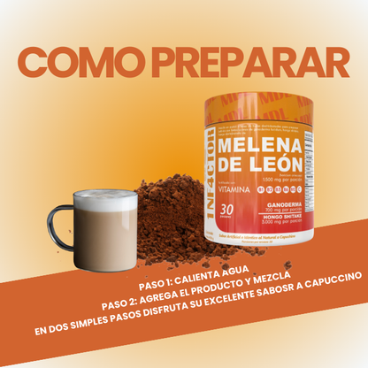 "☕ "Mente Activa: CAPUCCINO Elimina el Estrés, Cansancio, la niebla mental, Aumenta Tu Productividad, mejora tu estado de animo y Energía " 💡"